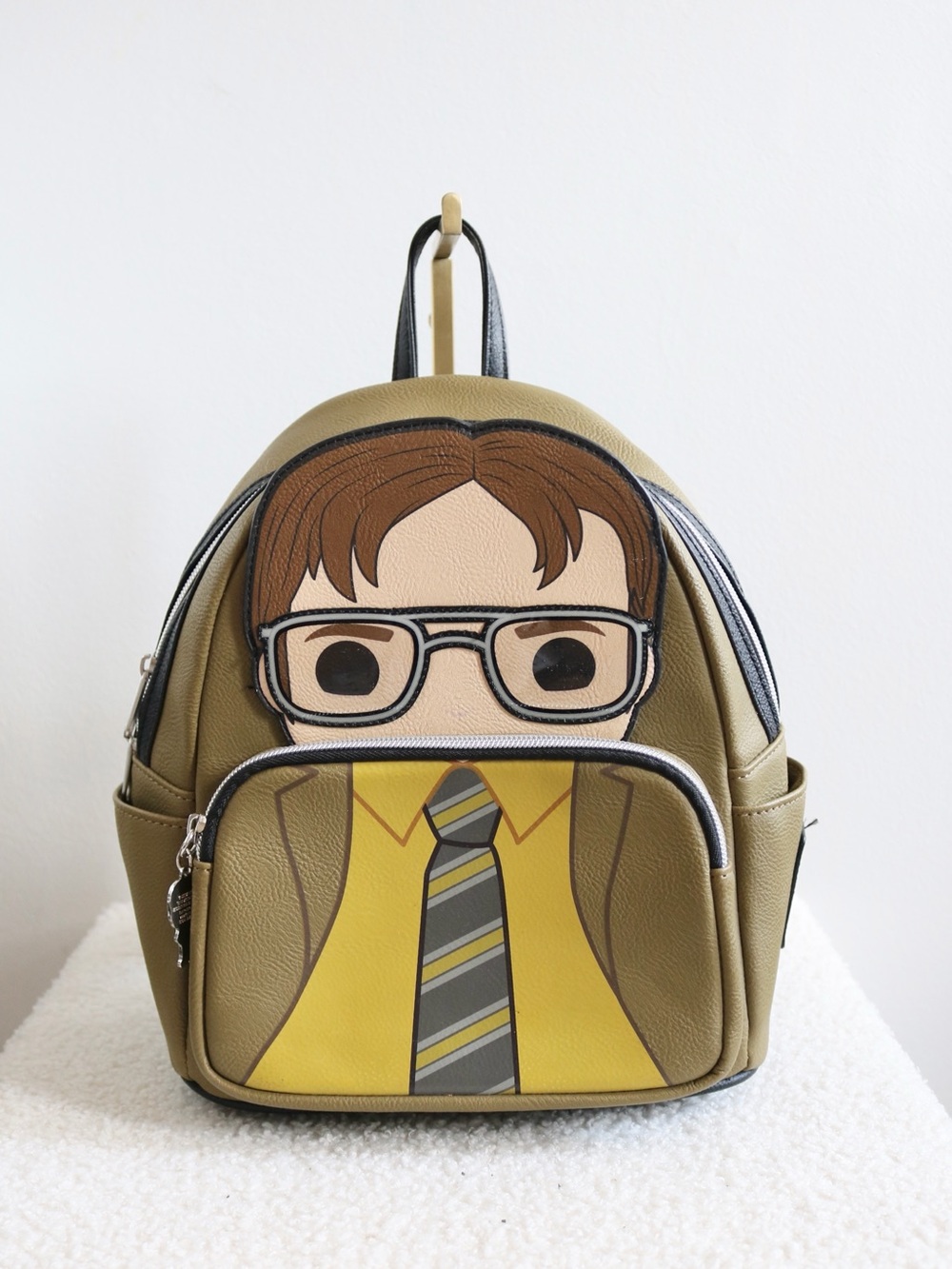 The Office Dwight Schrute Pop! By Loungefly Mini Backpack EE Exclusive